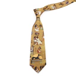 Men's Vintage Imitation Silk Ties 8cm Animal Mathematical Formula Architecture Retro Printing Necktie Party Suit Shirt Accessory