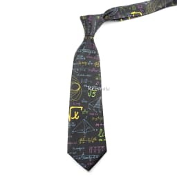 Men's Vintage Imitation Silk Ties 8cm Animal Mathematical Formula Architecture Retro Printing Necktie Party Suit Shirt Accessory