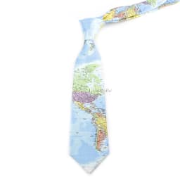 Men's Vintage Imitation Silk Ties 8cm Animal Mathematical Formula Architecture Retro Printing Necktie Party Suit Shirt Accessory