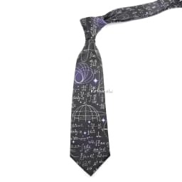 Men's Vintage Imitation Silk Ties 8cm Animal Mathematical Formula Architecture Retro Printing Necktie Party Suit Shirt Accessory