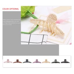 Luxury Spark Rhinestones Hair Claw Clip for Women Girls Charming Handmade Hair Jewelry Ornament Accessory - Office Career Party