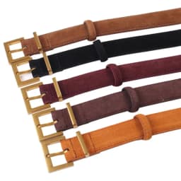 Suede Leather Belt For Man And Lady With Oxford Fabric Strap Genuine Leather Luxury Pin Buckle Blue Belts 100cm