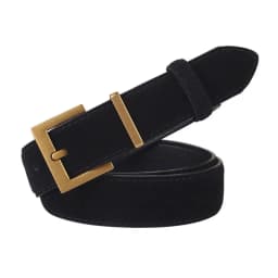 Suede Leather Belt For Man And Lady With Oxford Fabric Strap Genuine Leather Luxury Pin Buckle Blue Belts 100cm
