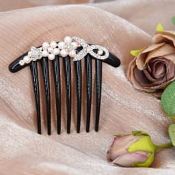 New Women Comb Clip Hairpins Rhinestone Pearl Hairclip Claws Barrettes Hair Combs Hair Maker Bun Hair Accessories Headwear