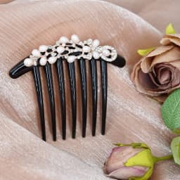 New Women Comb Clip Hairpins Rhinestone Pearl Hairclip Claws Barrettes Hair Combs Hair Maker Bun Hair Accessories Headwear