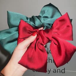 Fashion Large Ribbon Bow Hair Clips For Women Trendy Satin Bowknot Hairpins Cute Ponytail Barrettes Ladies Hair Accessories Gift