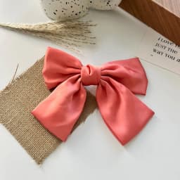 Fashion Large Ribbon Bow Hair Clips For Women Trendy Satin Bowknot Hairpins Cute Ponytail Barrettes Ladies Hair Accessories Gift