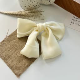 Fashion Large Ribbon Bow Hair Clips For Women Trendy Satin Bowknot Hairpins Cute Ponytail Barrettes Ladies Hair Accessories Gift