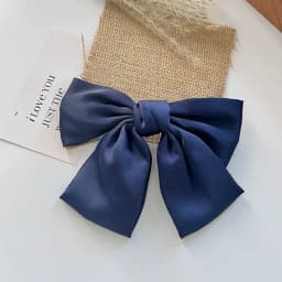 Fashion Large Ribbon Bow Hair Clips For Women Trendy Satin Bowknot Hairpins Cute Ponytail Barrettes Ladies Hair Accessories Gift
