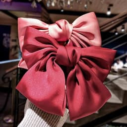 Fashion Large Ribbon Bow Hair Clips For Women Trendy Satin Bowknot Hairpins Cute Ponytail Barrettes Ladies Hair Accessories Gift
