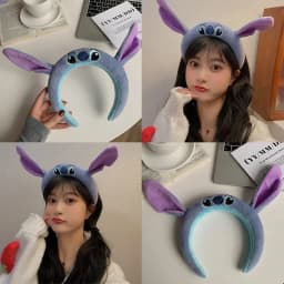 Cute Monsters University Headbands for Girls Mickey Ears Hairband Kid Mike Sullivan Hair Accessories Women Disney Alien Headwear