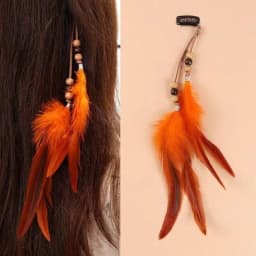 Bohemian Tassels Hair Clip Long Headband for Women Vintage Ethnic Accessory for Festivals and Parties