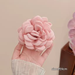 1/2/6pcs Stereoscopic Rose Flower Hair Clip Fpr Women Elegant Back of The Head Hair Shark Clip Fashionable Girl Hair Accessories