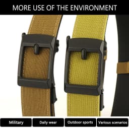 TUSHI New Military Belt For Men Sturdy Nylon Metal Automatic Buckle Police Duty Belt Tactical Outdoor Girdle IPSC Accessories