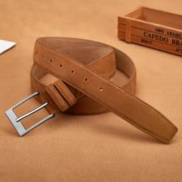 Luxury Suede Cowhide Leather Belt for women, Vintage Style Men belt 3.5cm Wide Waistband for Dresses & Jeans Unisex belt