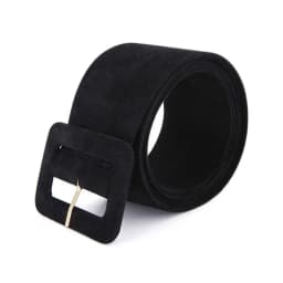Fashion Women Velvet Belts Jeans Retro Wild Waistbands Strap Square Pin Buckles Belts