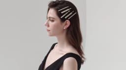 5PK/Set Rhinestone One Word Hair Clip Simple Everyday Hair Pins for Women and Girls Fashion Jewelry Hair Accessories