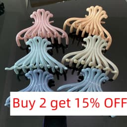 New Arrival Big Hair Claw Accessories Solid Clips for Hair Ponytail Holders Bathing Hairdress Good Quatliy Plastic Hairpins