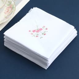 12 Pack of Women's Elegant Lace Embroidered Handkerchiefs, Pure Cotton Handkerchiefs, Thin and Soft, Wedding Season Bridal Souvenirs, Mother's Day Gifts