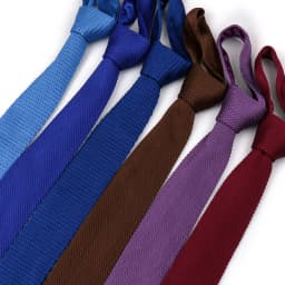 New Style Fashion Mens Tie Knit Solid Colourful Knitted Ties Necktie Normal Slim Classic Woven Gravatas Narrow Neckties Gifts
