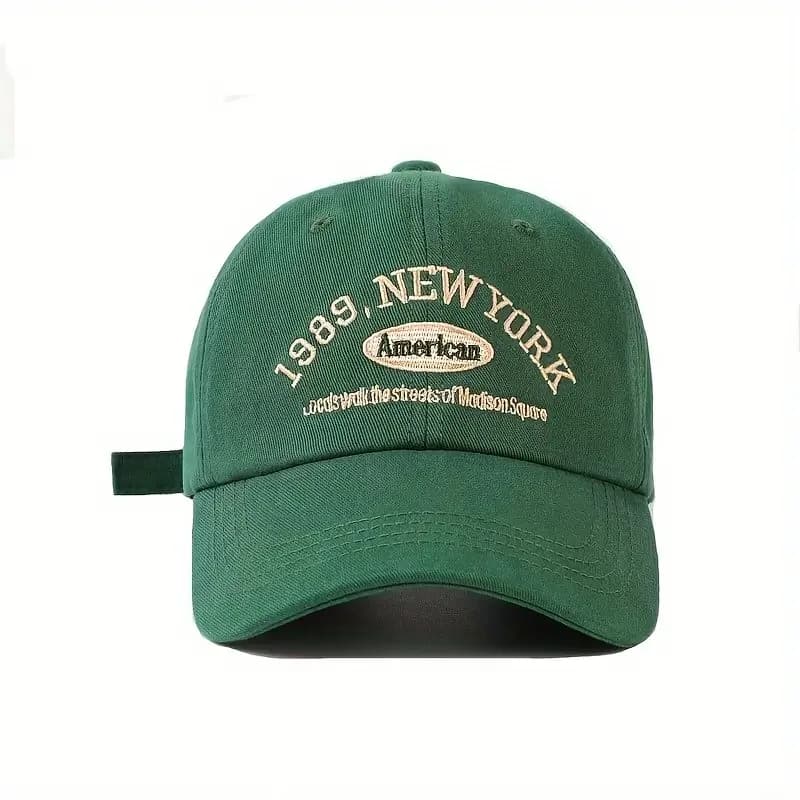 1989 Embroidery Soft Top Baseball Cap Women Sports Hat Man Unisex
