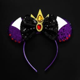 Disney Snow White and the Seven Dwarfs Ear Headband for Adults Evil Queen Hairbands Women Headwear Girls Party Hair Accessories