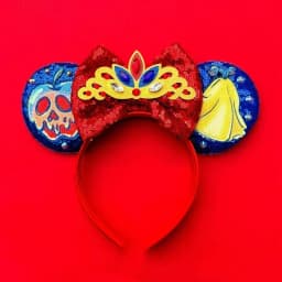 Disney Snow White and the Seven Dwarfs Ear Headband for Adults Evil Queen Hairbands Women Headwear Girls Party Hair Accessories