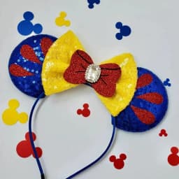 Disney Snow White and the Seven Dwarfs Ear Headband for Adults Evil Queen Hairbands Women Headwear Girls Party Hair Accessories