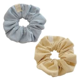 Four Beige Corduroy Hair Bands Are Soft and Skin-Friendly, Making It Easy to Create a Gentle Atmosphere in Spring!