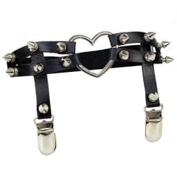 1pc Trendy Cat Face Thigh Loop Leg Loop Adjustment Anti - Slip Buckle Sock Clip Garter Belt Clip Sock Elastic Thigh Loop