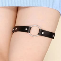 1pc Trendy Cat Face Thigh Loop Leg Loop Adjustment Anti - Slip Buckle Sock Clip Garter Belt Clip Sock Elastic Thigh Loop