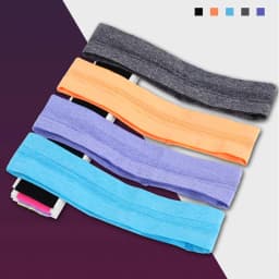 Fashion Summer Sports Headband For Men Non-slip Silicone Sweat Absorbing Headband Women Yoga Fitness Running Hair Accessories