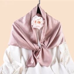 Luxury Floral Print Silk Square Scarf Women Soft Satin Kerchief Neckerchief Head Hijab Lady Headband Foulard Bag Ribbo 90x90cm