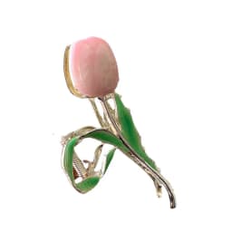 Small Fresh Tulip Flower Hairpin Back Head Grab Clip Pan Hair Shark Clip Japanese and Korean Style Senior Hair Accessories Women