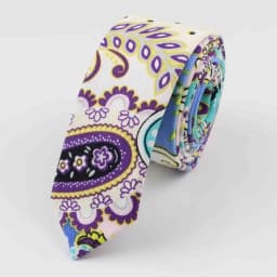 Men's Slim Cotton Linen 5cm Necktie Casual Tropical Skinny Designer Animal Narrow Vintage Floral Ties Wedding Accessories Gift