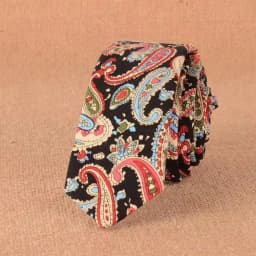 Men's Slim Cotton Linen 5cm Necktie Casual Tropical Skinny Designer Animal Narrow Vintage Floral Ties Wedding Accessories Gift