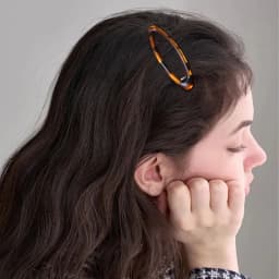 Vintage Leopard BB Hair Clip Y2K Korean Cute Charm Student Women Oval Print Glue Hair Accessories