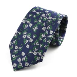 Novelty Floral Ties For Women Men Green Blue Flower Casual Necktie Wedding Party Business Office Daily Wear Cravat Accessory