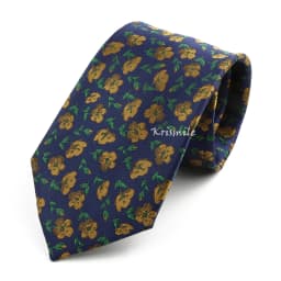 Novelty Floral Ties For Women Men Green Blue Flower Casual Necktie Wedding Party Business Office Daily Wear Cravat Accessory