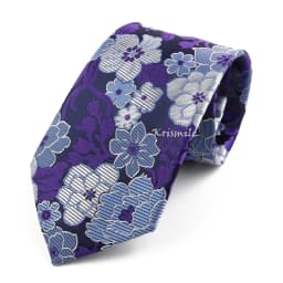 Novelty Floral Ties For Women Men Green Blue Flower Casual Necktie Wedding Party Business Office Daily Wear Cravat Accessory