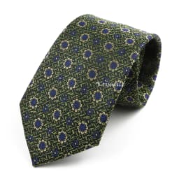 Novelty Floral Ties For Women Men Green Blue Flower Casual Necktie Wedding Party Business Office Daily Wear Cravat Accessory