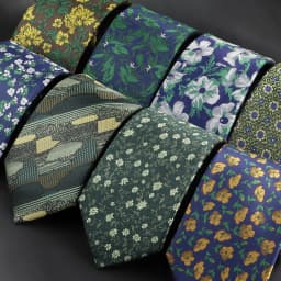 Novelty Floral Ties For Women Men Green Blue Flower Casual Necktie Wedding Party Business Office Daily Wear Cravat Accessory