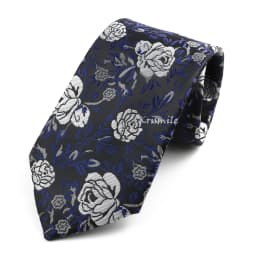 Novelty Floral Ties For Women Men Green Blue Flower Casual Necktie Wedding Party Business Office Daily Wear Cravat Accessory