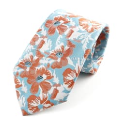 Novelty Floral Ties For Women Men Green Blue Flower Casual Necktie Wedding Party Business Office Daily Wear Cravat Accessory