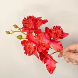 Bohemia Orchid Flower Fairy Hairpins Artificial Flowers Wedding Party Hair Clips Spring Summer Floral Barrette for Women Girls