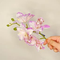 Bohemia Orchid Flower Fairy Hairpins Artificial Flowers Wedding Party Hair Clips Spring Summer Floral Barrette for Women Girls