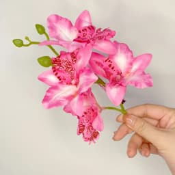 Bohemia Orchid Flower Fairy Hairpins Artificial Flowers Wedding Party Hair Clips Spring Summer Floral Barrette for Women Girls