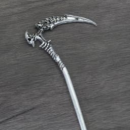 1PC Popular, Nordic Style, Retro, Skull, Scythe, Hairpin, for Women, Hair Accessory, Jewelry, Hair Clip
