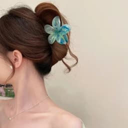 Flower Hair Crabs Hair Clips Fashion Casual Summer Flower Hair Claw Clip Shark Hairpin Barrettes