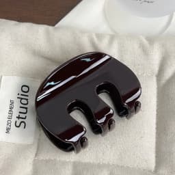 1pc M-type medium hair ornament pumpkin grab clip versatile shark clip hairpin new half-tie hair clip